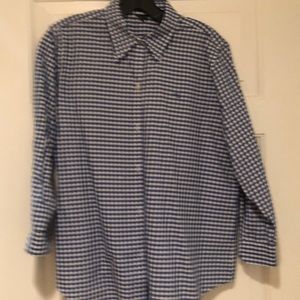 Lauren Blue 💙Gingham Blouse